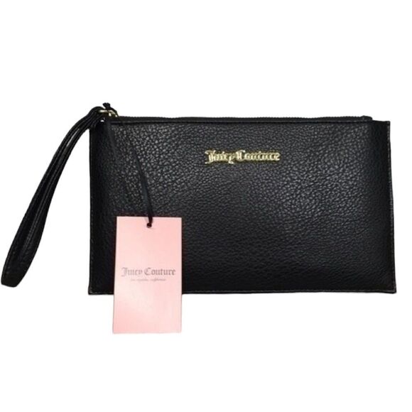 NWT JUICY COUTURE ZIPPERED UP WRISTLET‎ WITH CREDIT CARD SLOTS Y2K - Picture 1 of 9